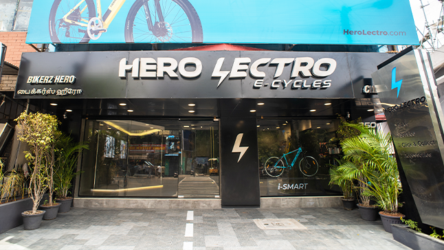 hero lectro showroom near me